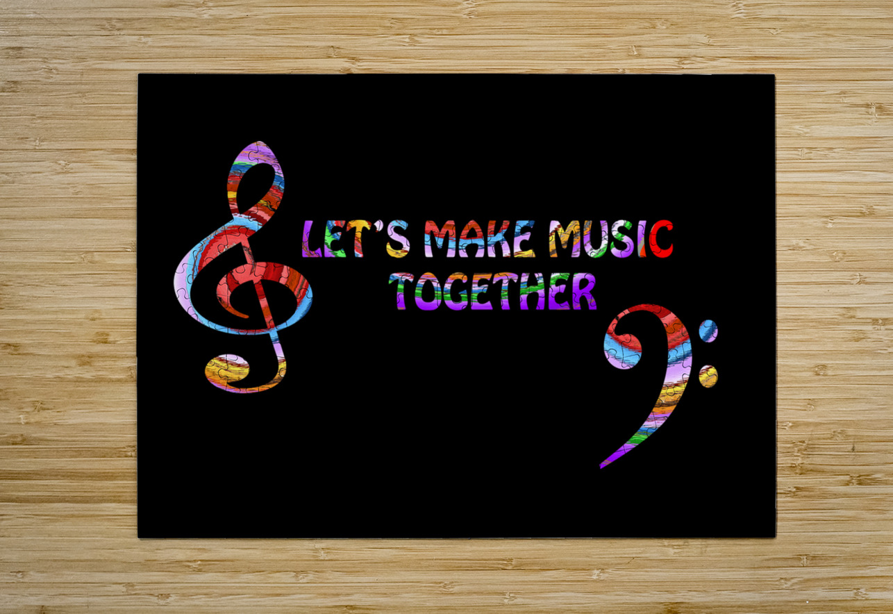 Lets Make Music Together Gill Billington Puzzle printing