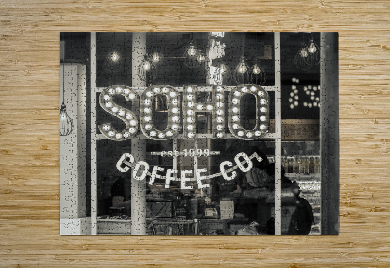 SOHO Coffee store Assaf Frank Puzzle printing