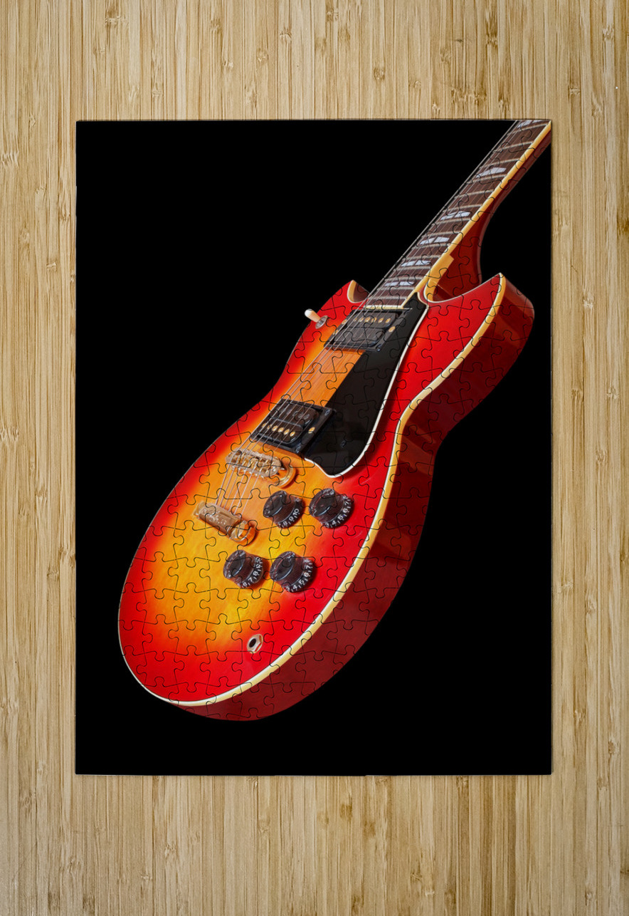 Electric Sunburst Guitar Gill Billington Puzzle printing