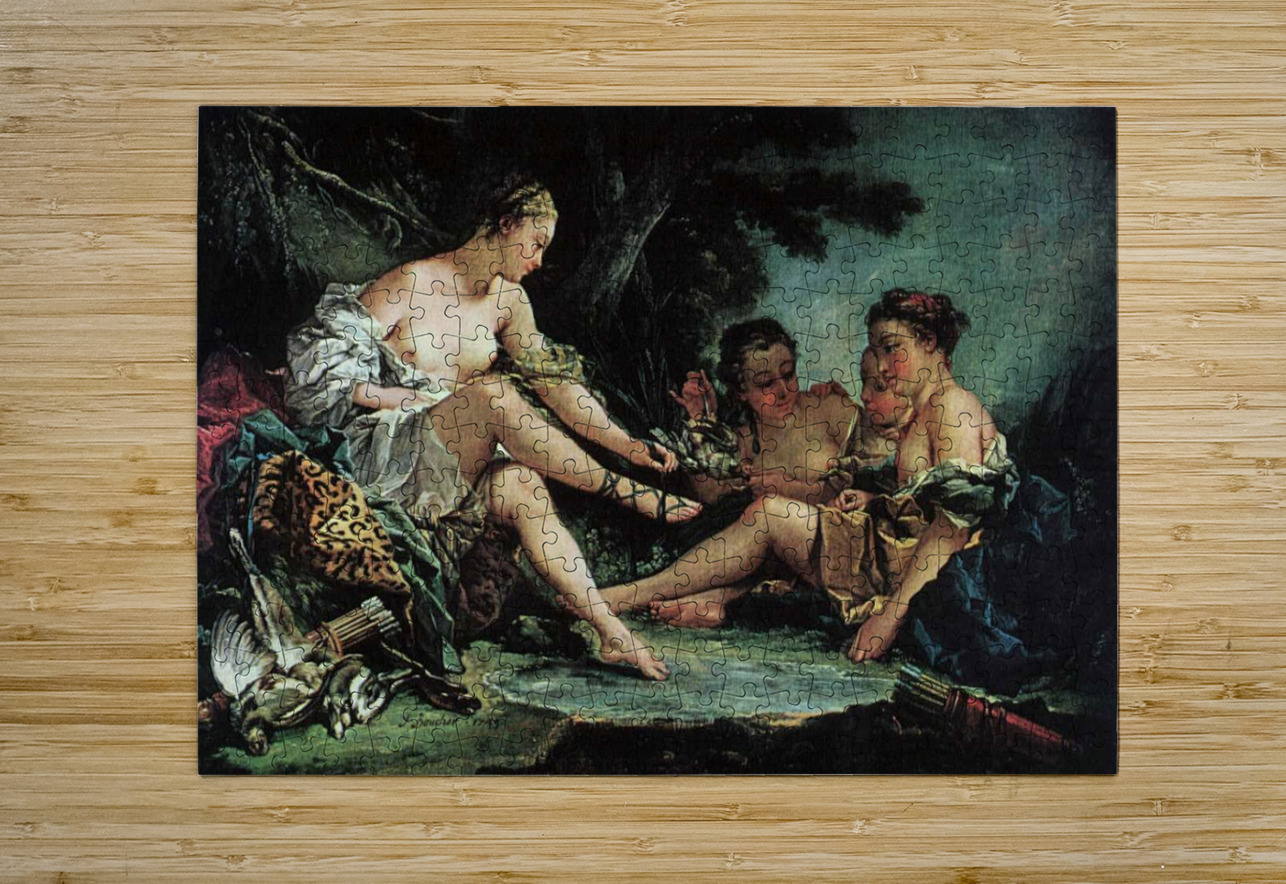 Francois Boucher 1703 1770 Dianas Return from the Hunt TOPARTGALLERY Puzzle printing