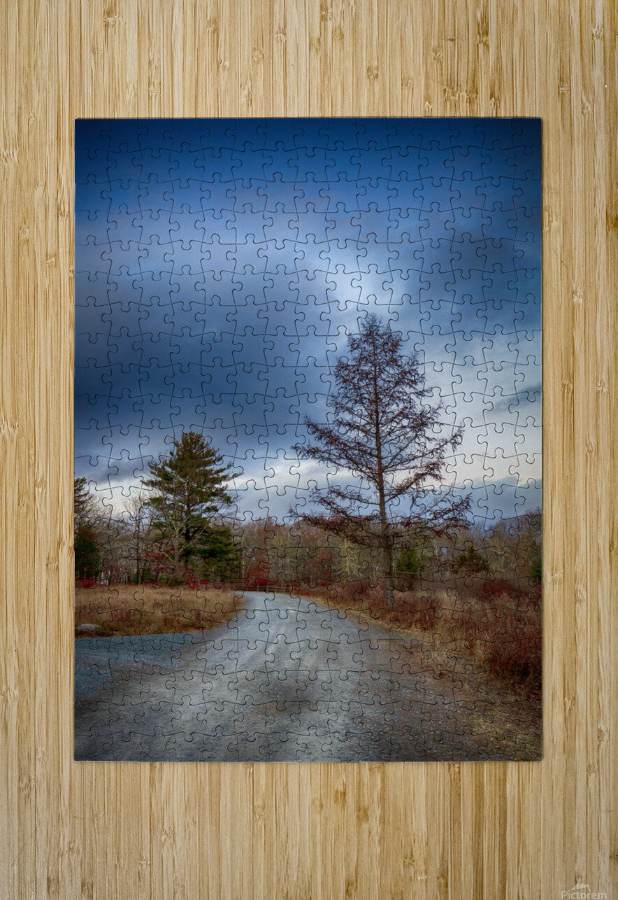Empty Country Road Pocono Mountains R Natale Photography Puzzle printing