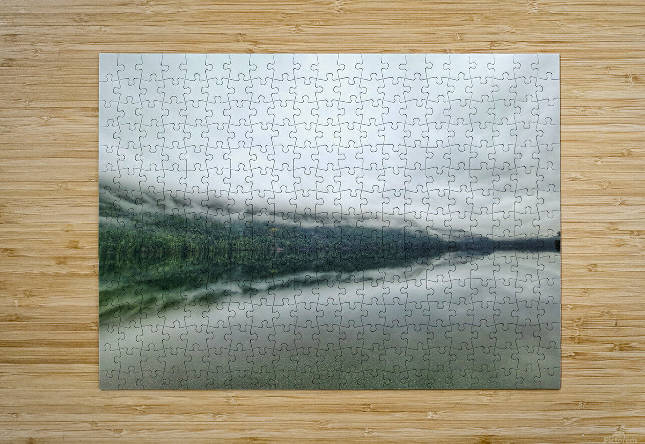 Cameron Lake Low Clouds Adam Copp Puzzle printing