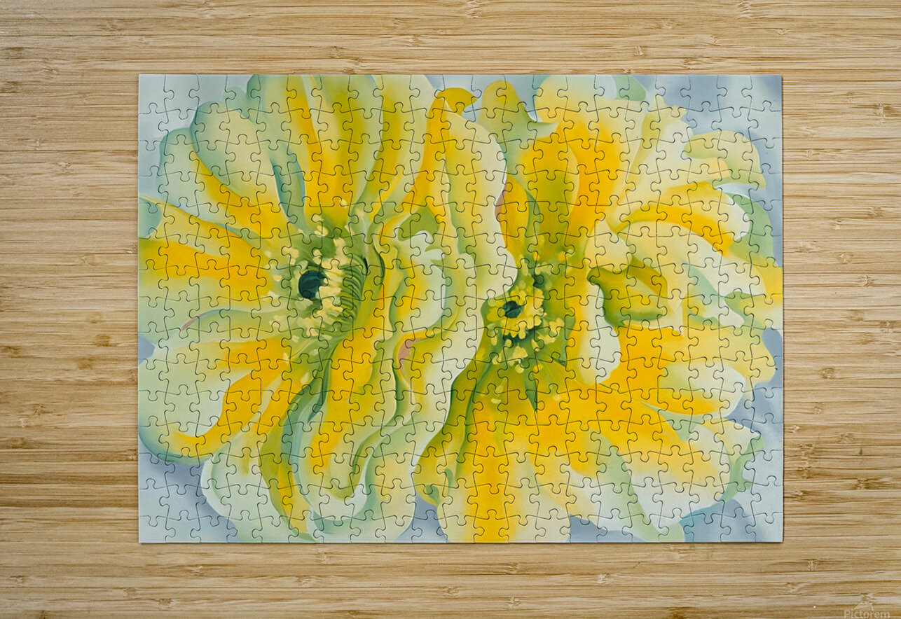 Georgia OKeeffe - Yellow cactus  1929 William Store Puzzle printing