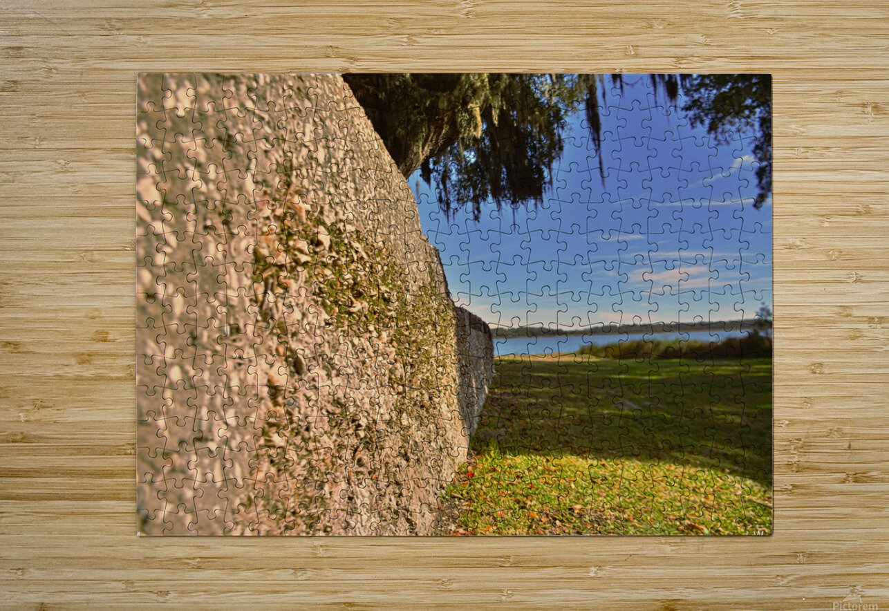 Fort Frederick Port Royal South Carolina Wall Lisa Wooten Photography Puzzle printing
