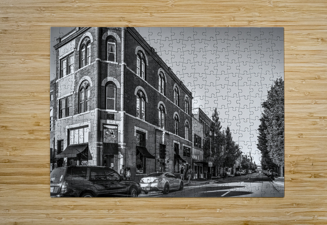 Freibergs Corner Grayscale Shelia Hunt Photography Puzzle printing