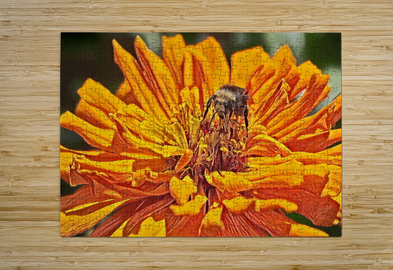 pollination Pixel Point Zero Puzzle printing