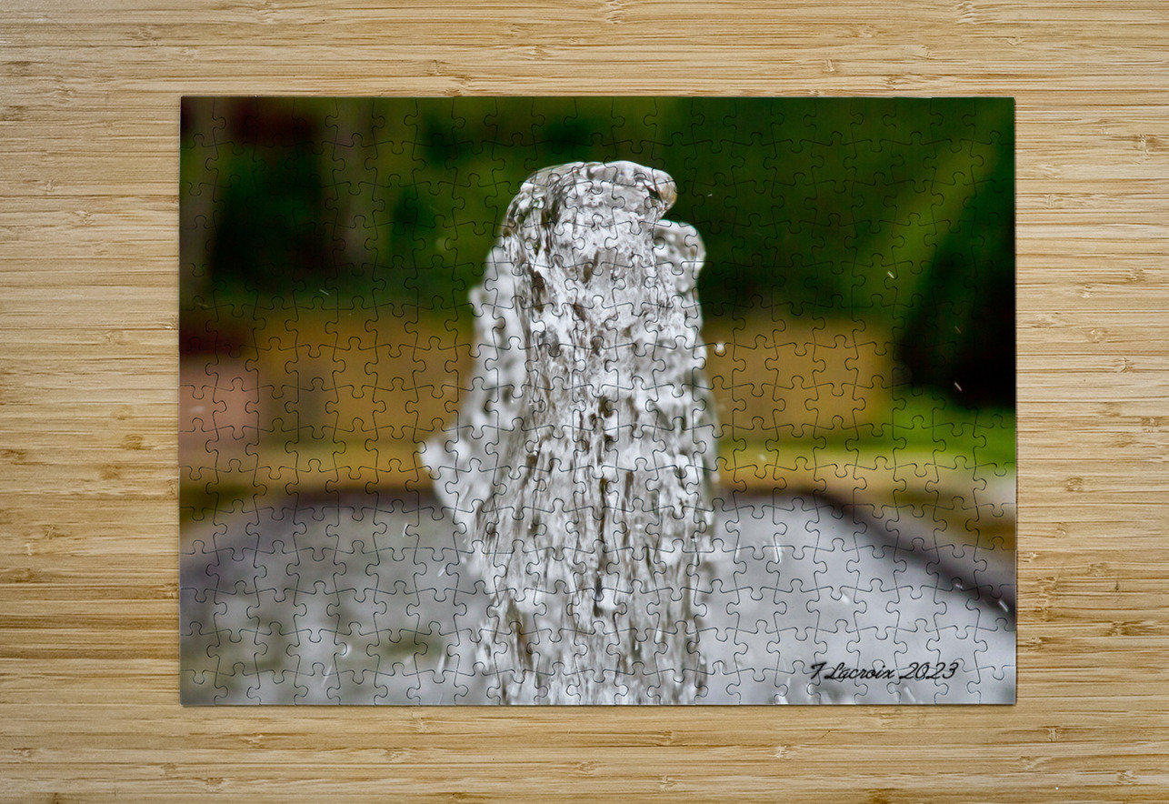 Fountain At the Botanical Garden Tony Lacroix Puzzle printing