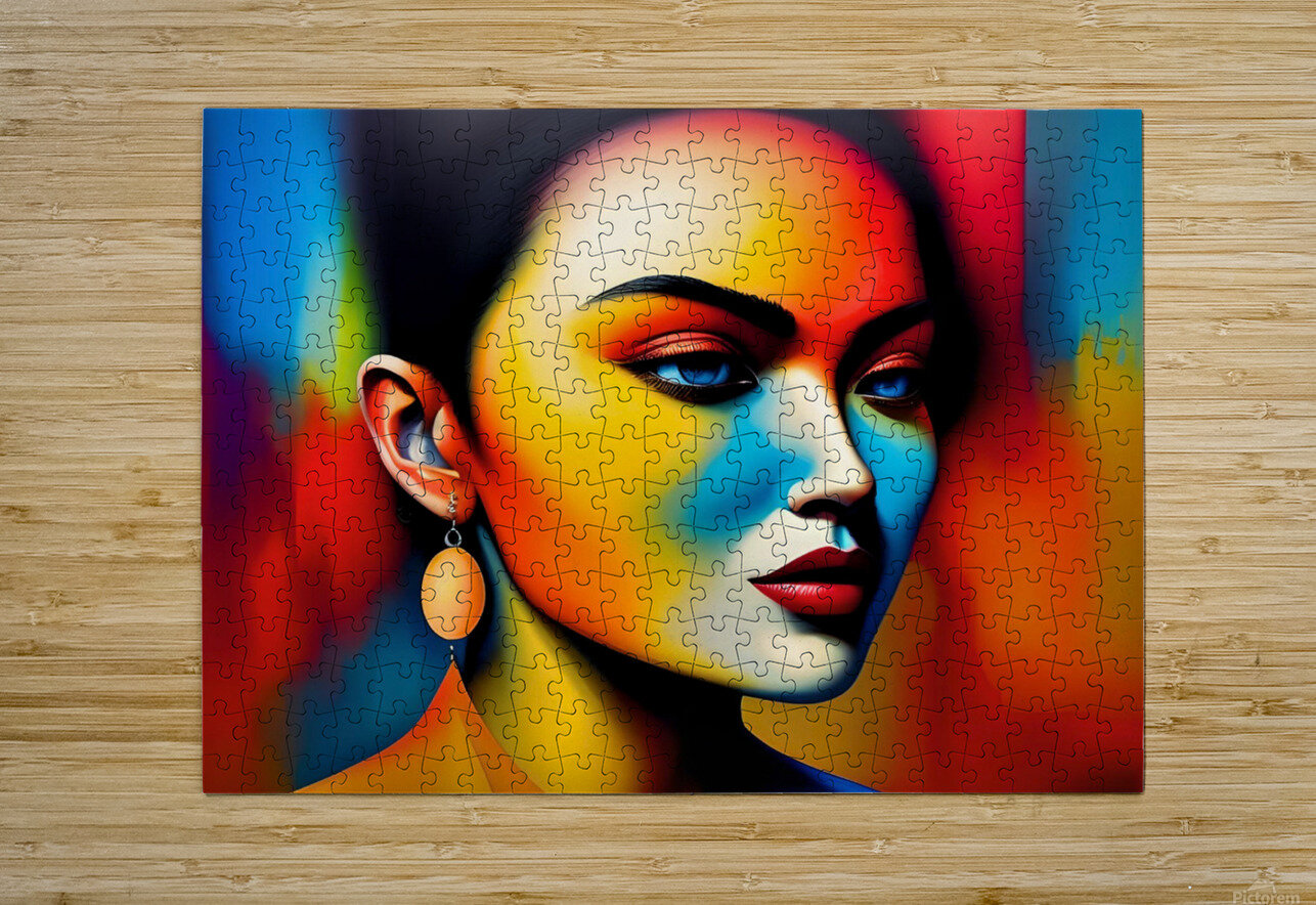 Abstract Lady Picture1091 InDepth Home Designs Puzzle printing