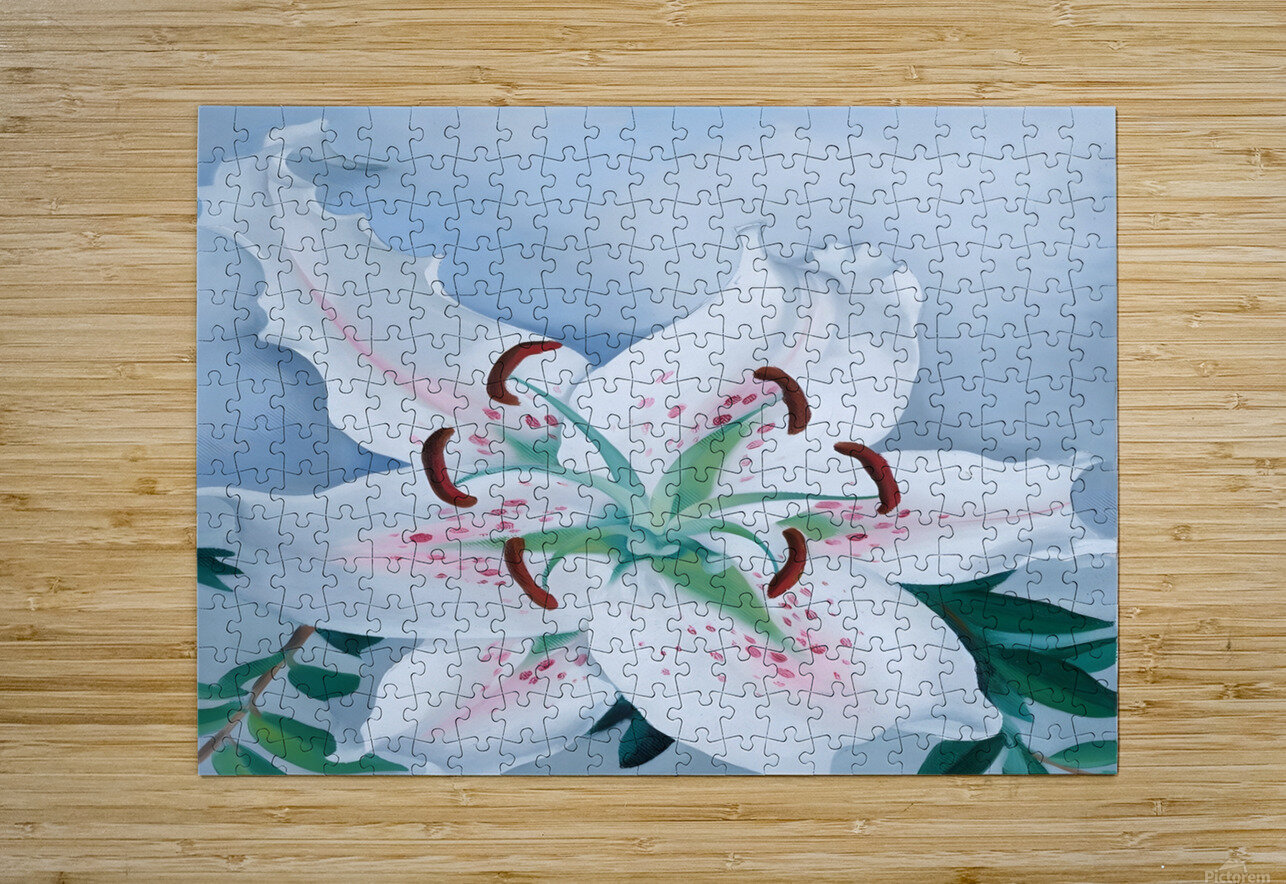 Georgia OKeeffe Pink Spotted Lily William Store Puzzle printing