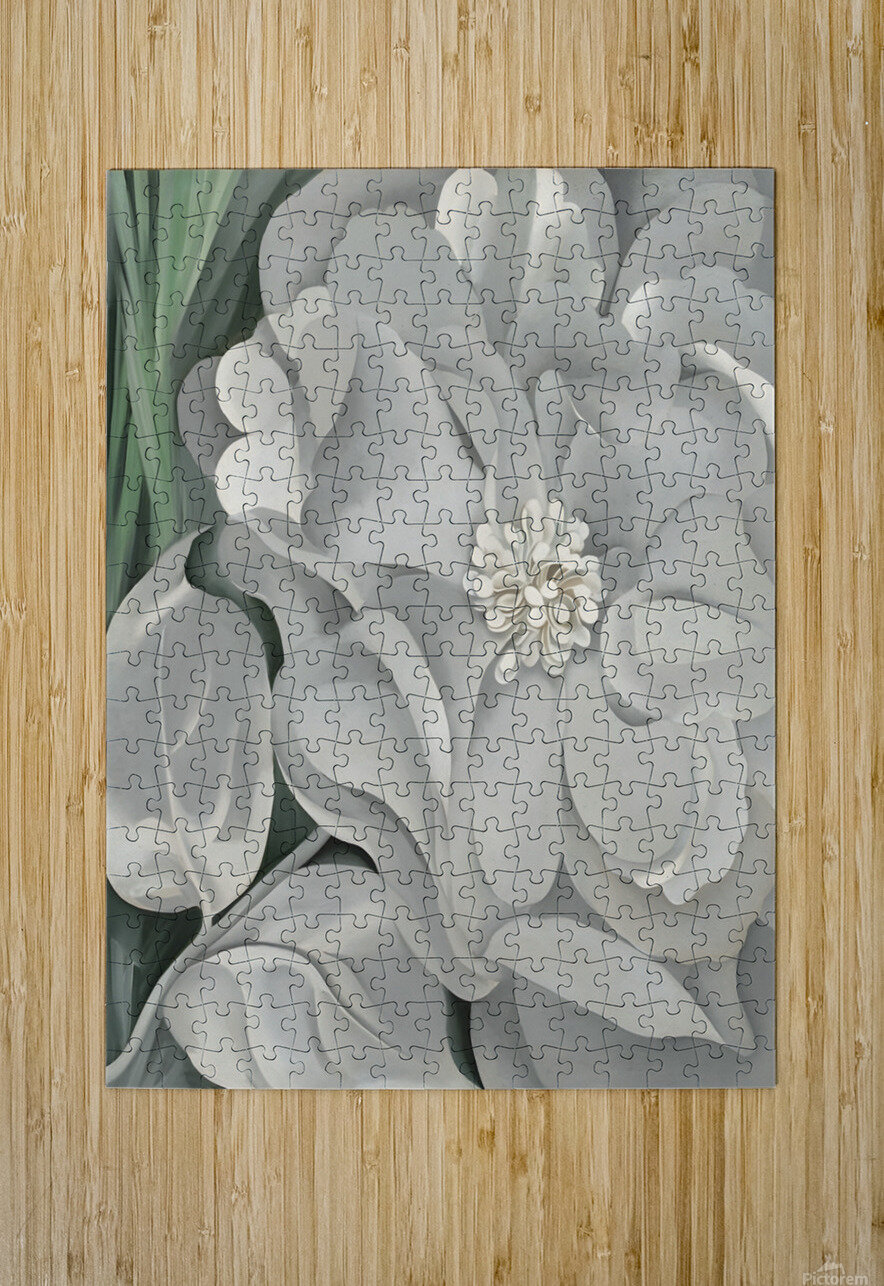 Georgia OKeeffe - The White Calico Flower .1931 William Store Puzzle printing