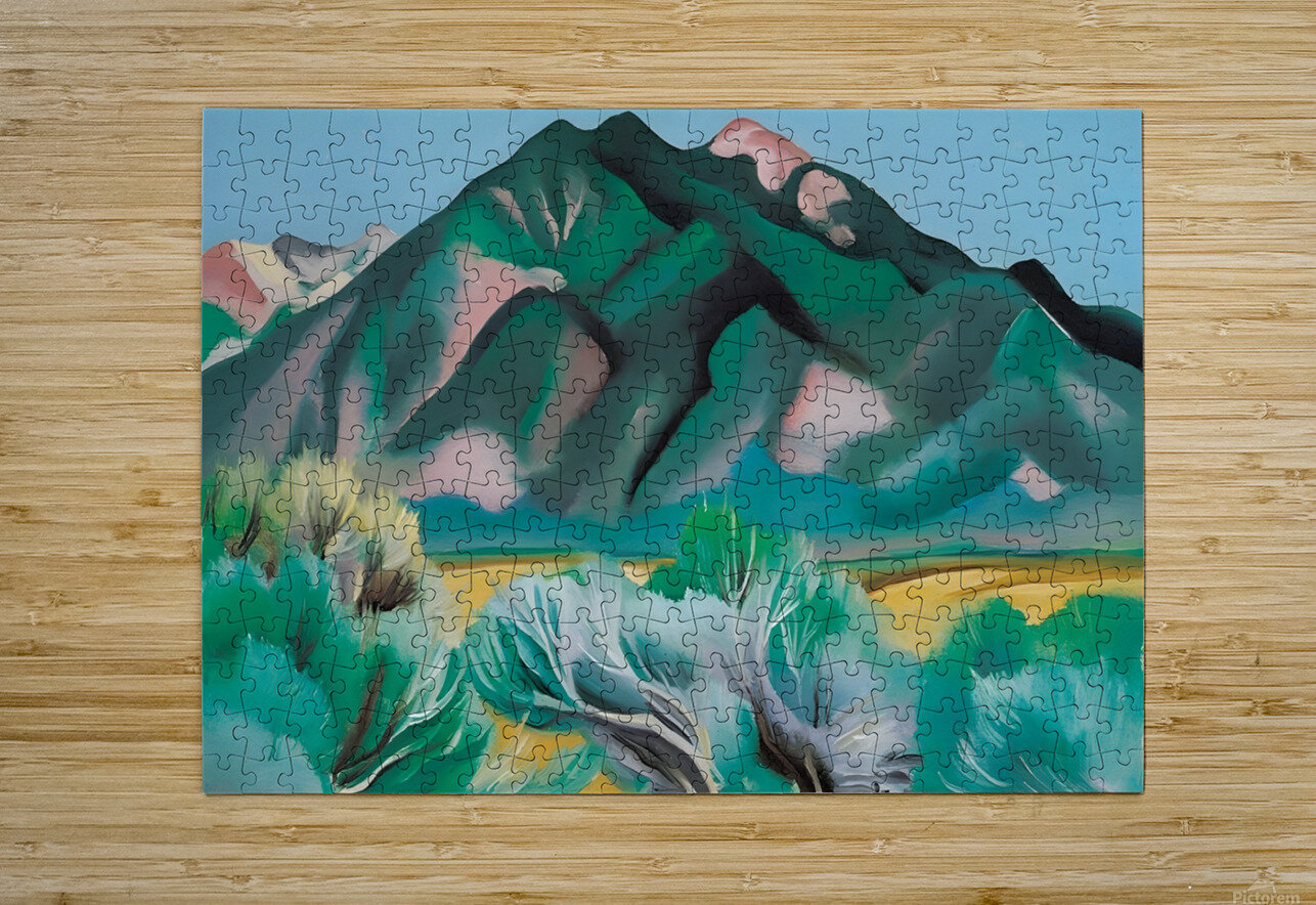 Georgia OKeeffe - New Mexico Landscape William Store Puzzle printing
