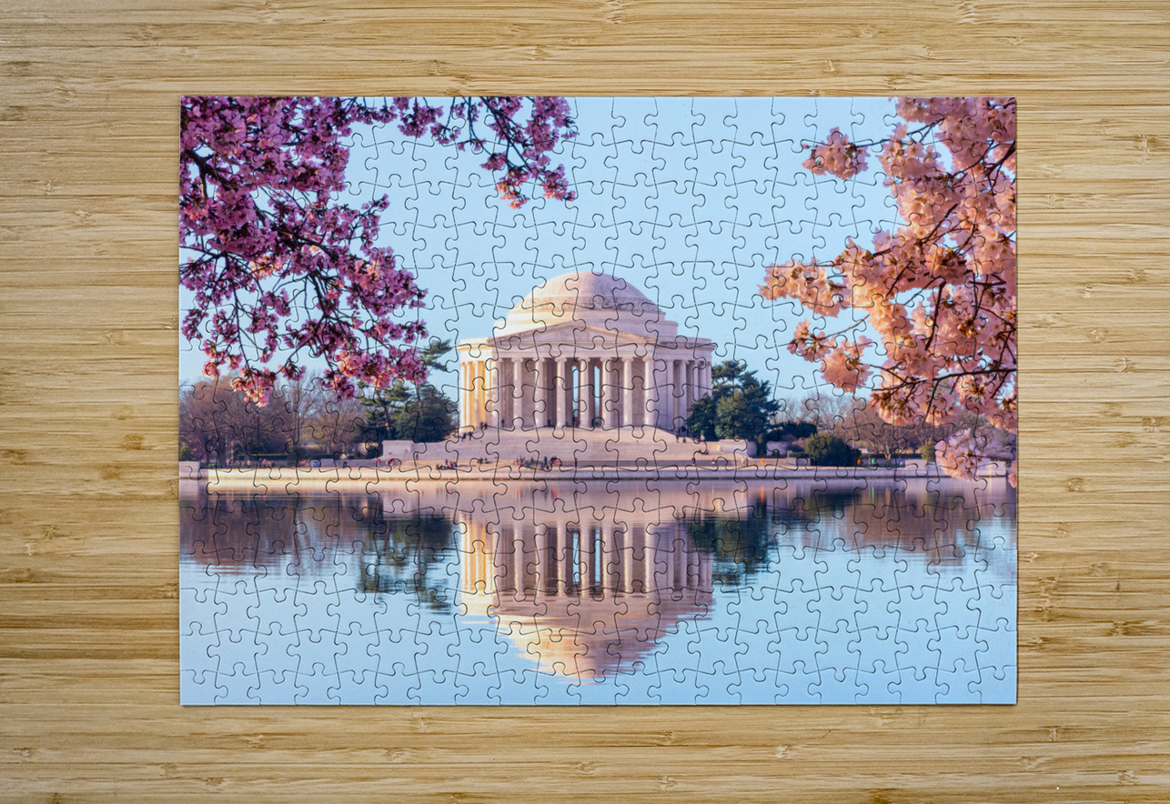 Beautiful early morning Jefferson Memorial Steve Heap Puzzle printing