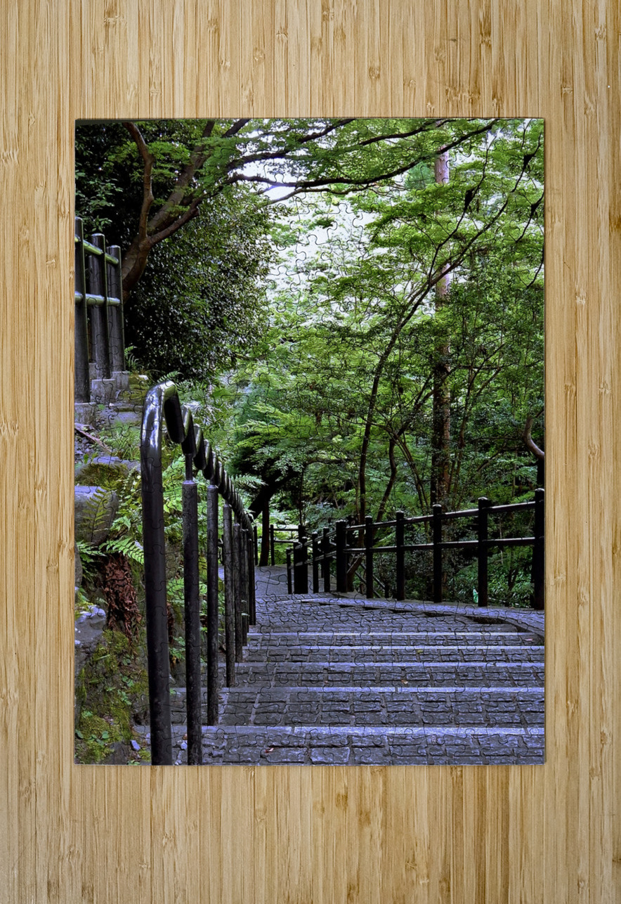 Japan-TA - Stairs to the Temple Clement Tsang Puzzle printing