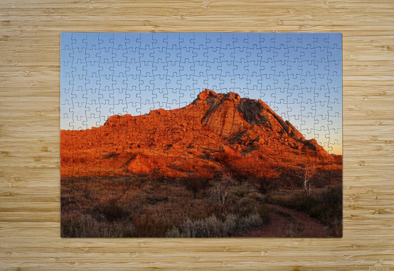 Quartz Mountain- Oklahoma Sunset Chasin Adventure Photography Puzzle printing