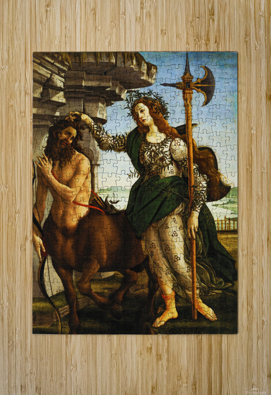 Pallas and the Centaur – Sandro Botticelli 1482 Classic Painting Puzzle printing