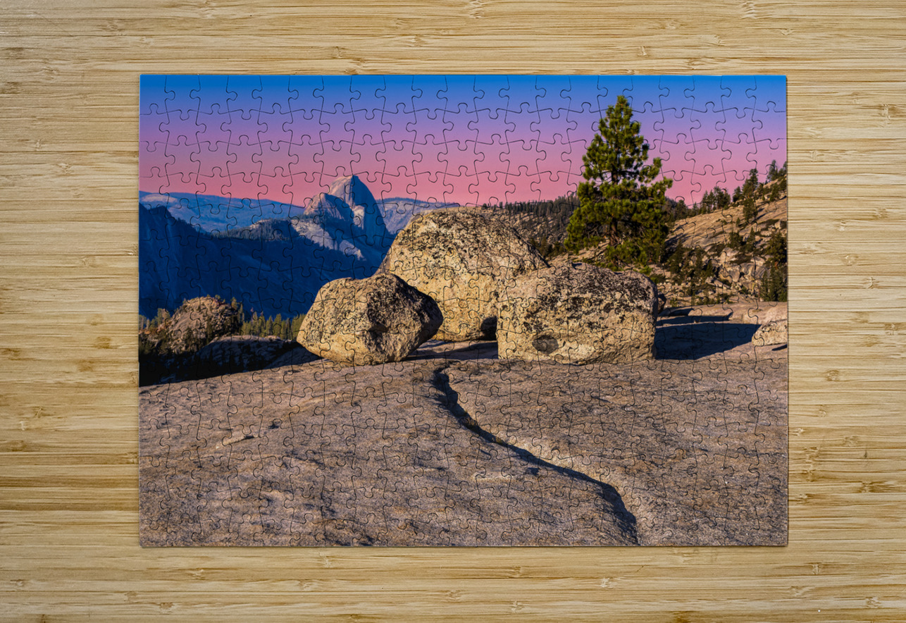 Half Dome from Behind Geoffrey Prior Puzzle printing
