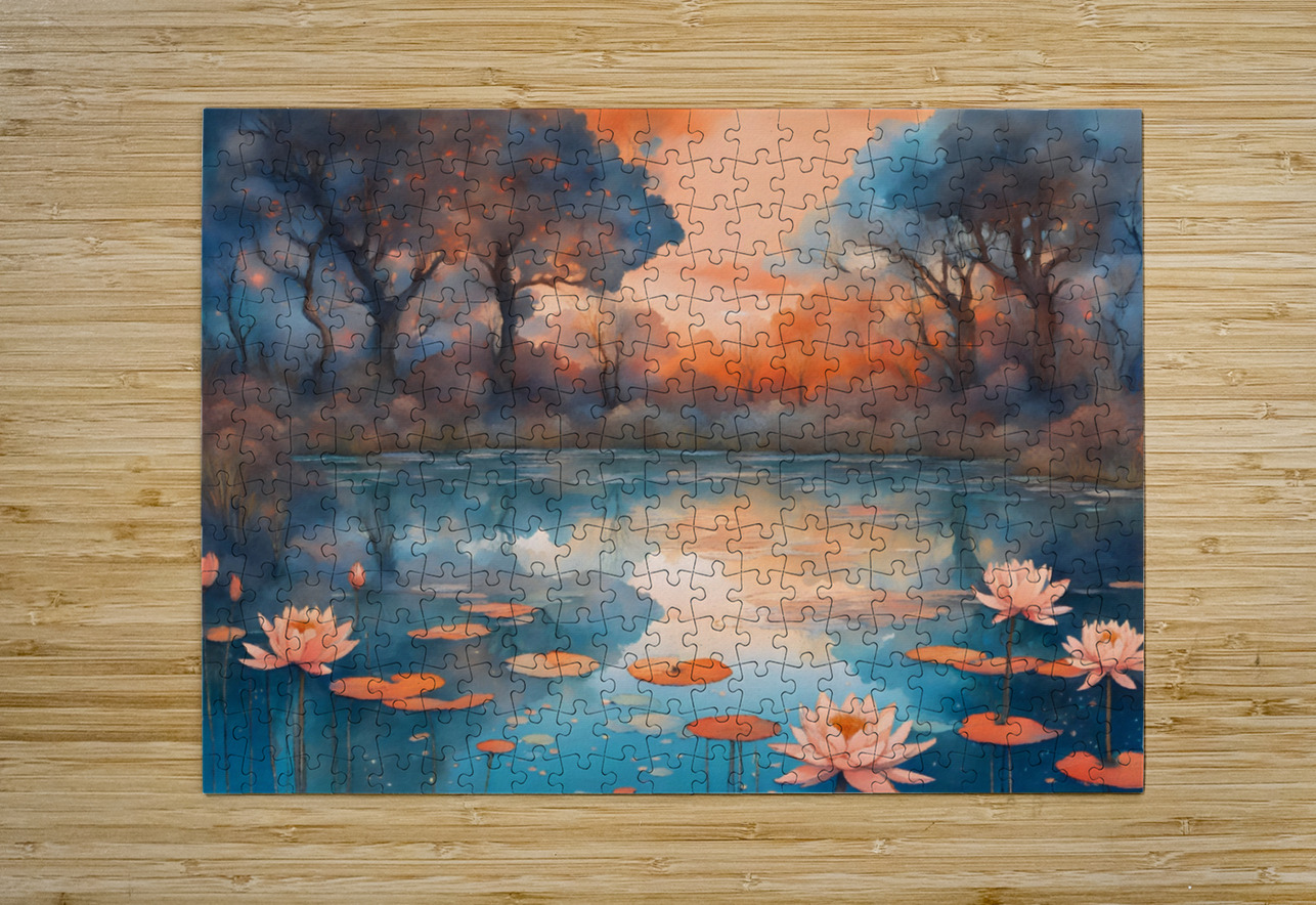On the Pond 3 Gabriella David Puzzle printing