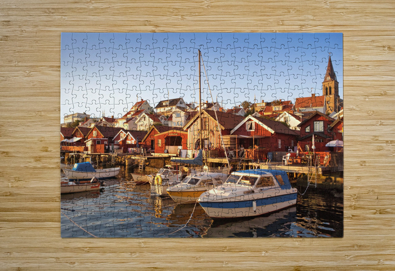 Village of Fjallbacka Bohuslan Coast Sweden 170933 Panoramic Images Puzzle printing