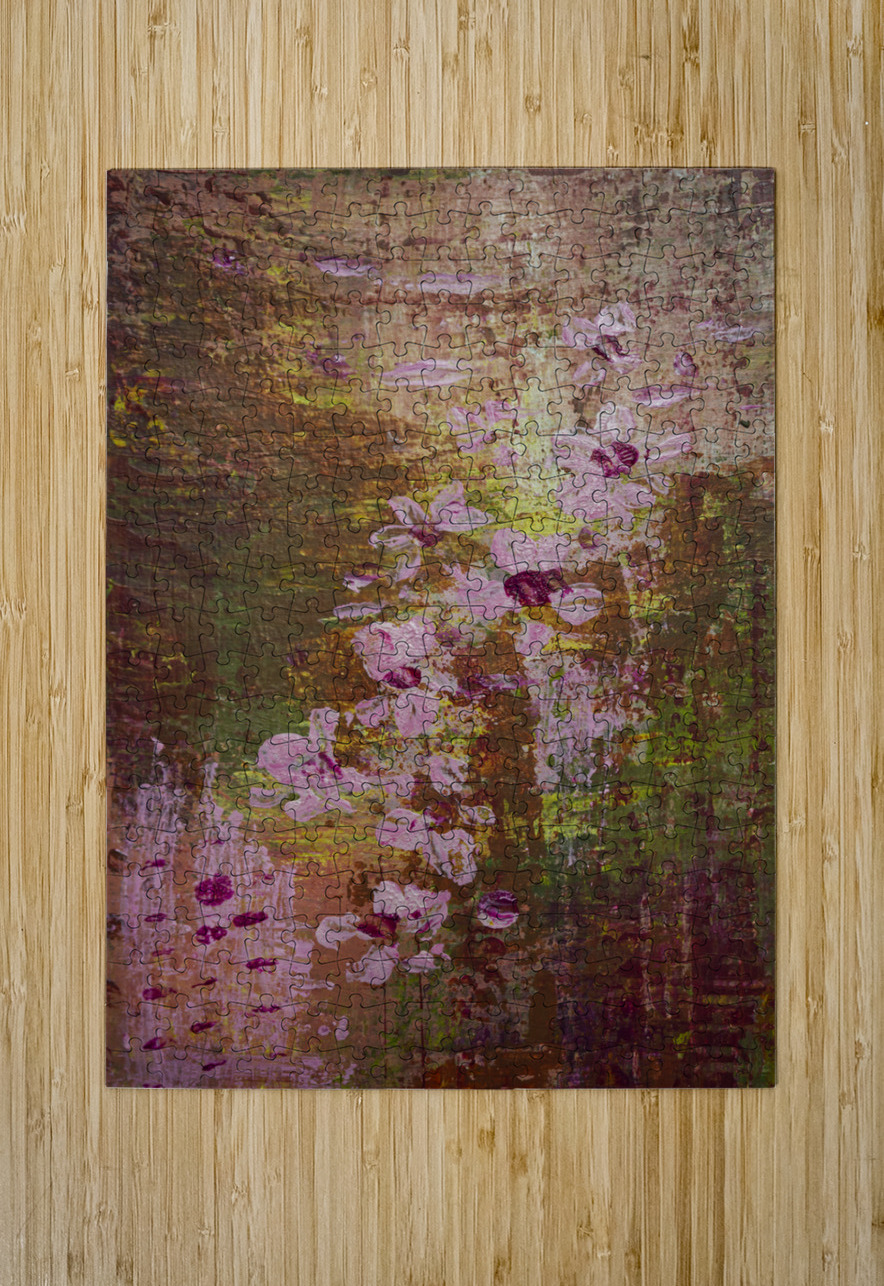 Cherry Blossom Abstract  Iris H Richardson Puzzle printing