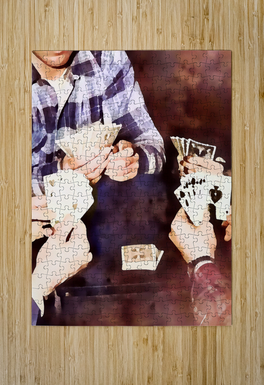 1950s card game Row One Brand Puzzle printing