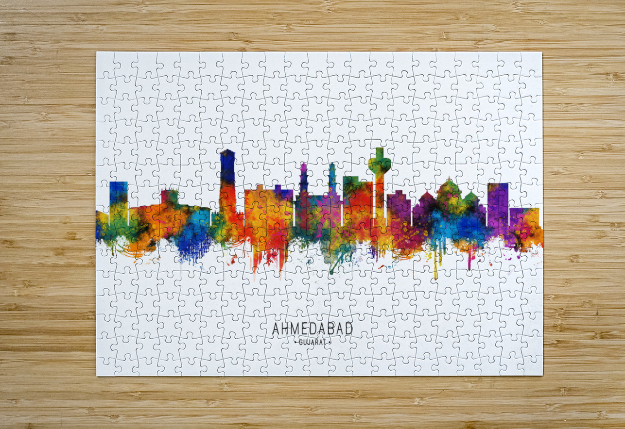 Ahmedabad India Skyline Towseef Dar Puzzle printing