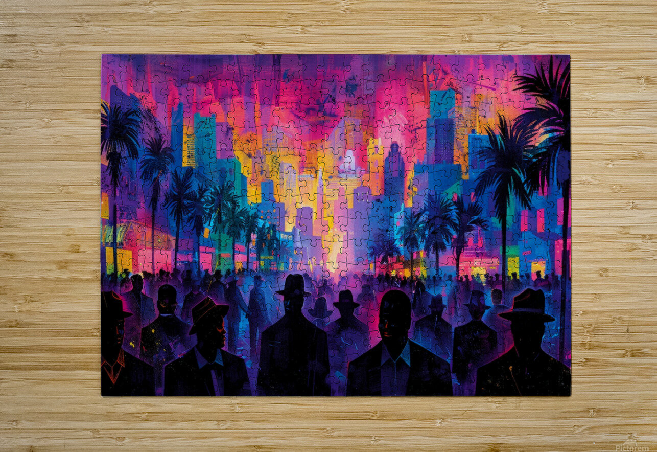 Jazzed Pop: A Harlem Renaissance Revival ArtisticAlkhemy AI Puzzle printing