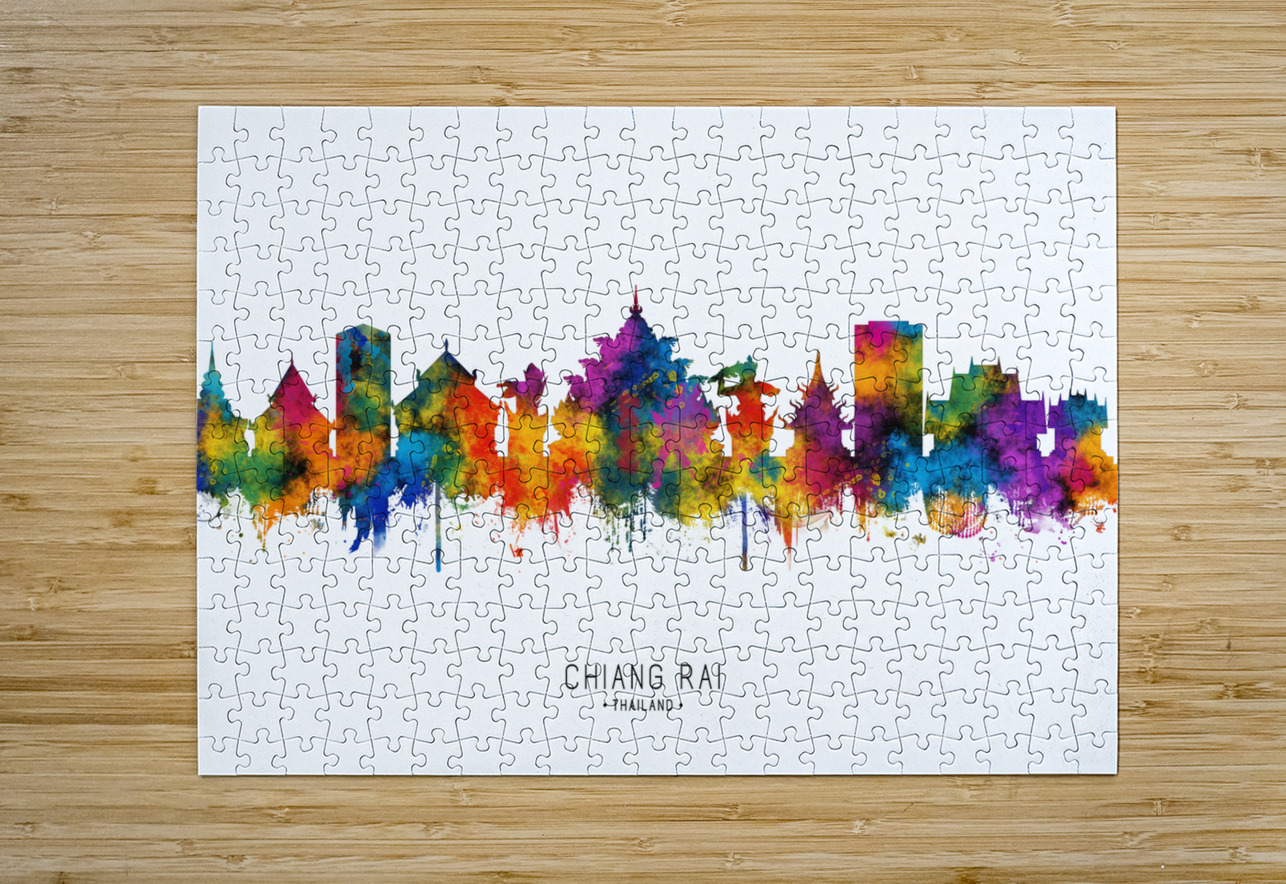 Chiang Rai Thailand Skyline Towseef Dar Puzzle printing