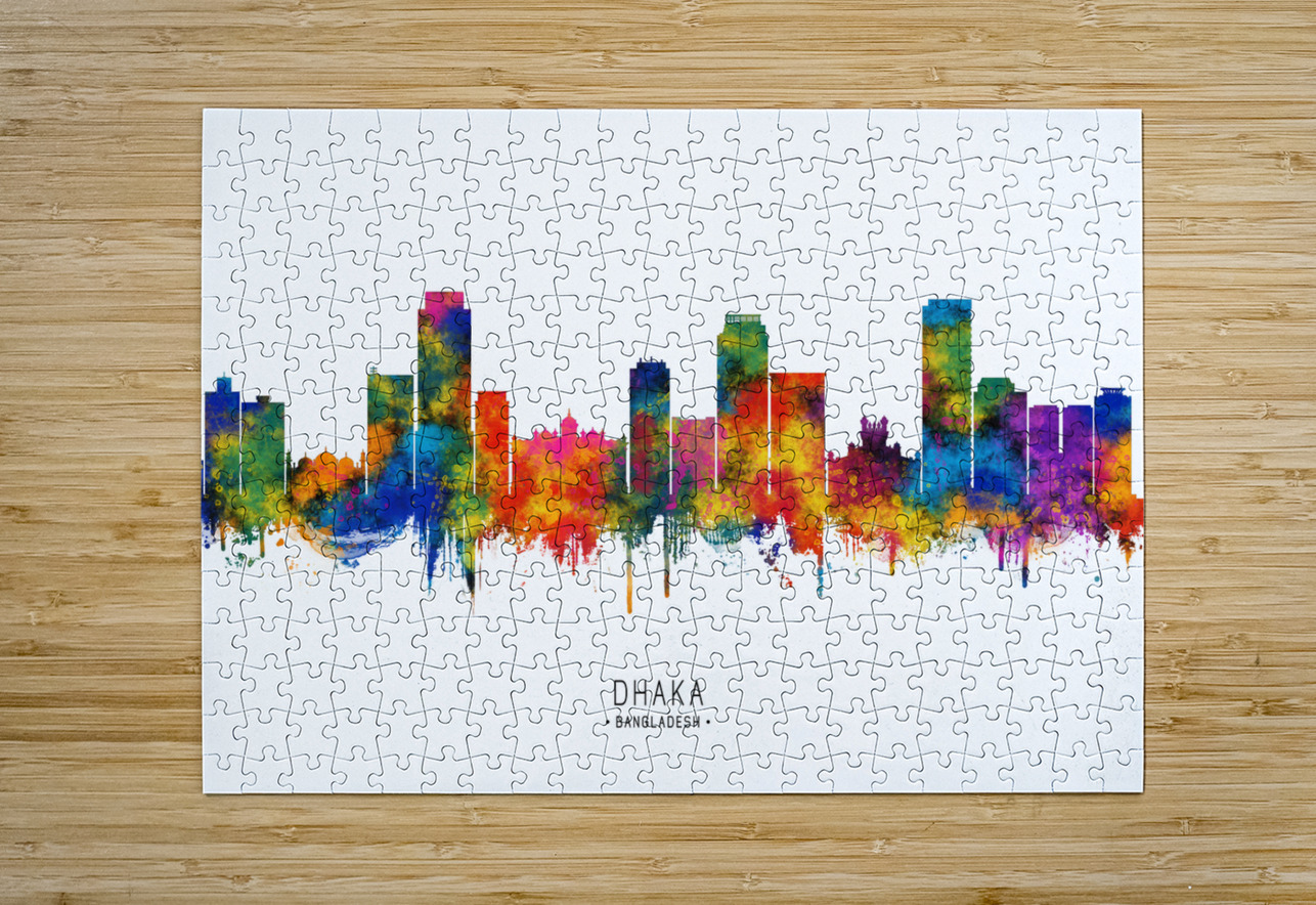 Dhaka Bangladesh Skyline Towseef Dar Puzzle printing