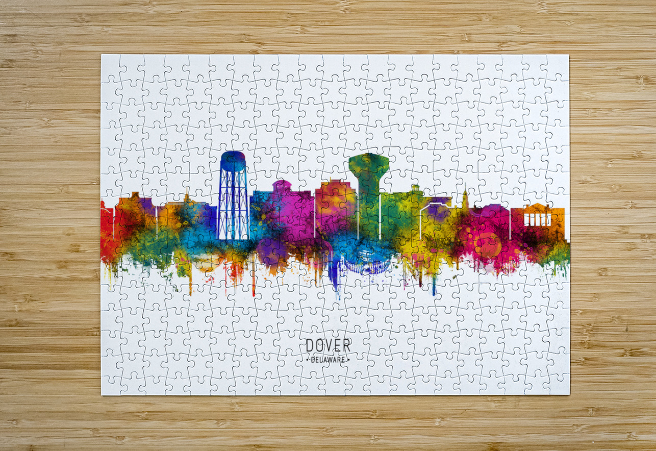 Dover Delaware Skyline Towseef Dar Puzzle printing