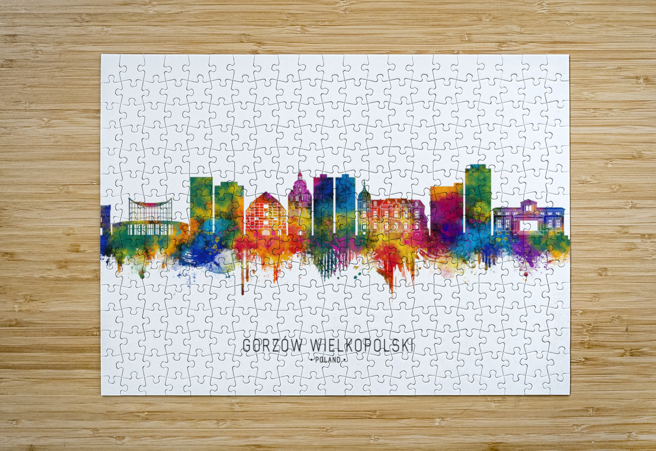 Gorzow Wielkopolski Poland Skyline Towseef Dar Puzzle printing