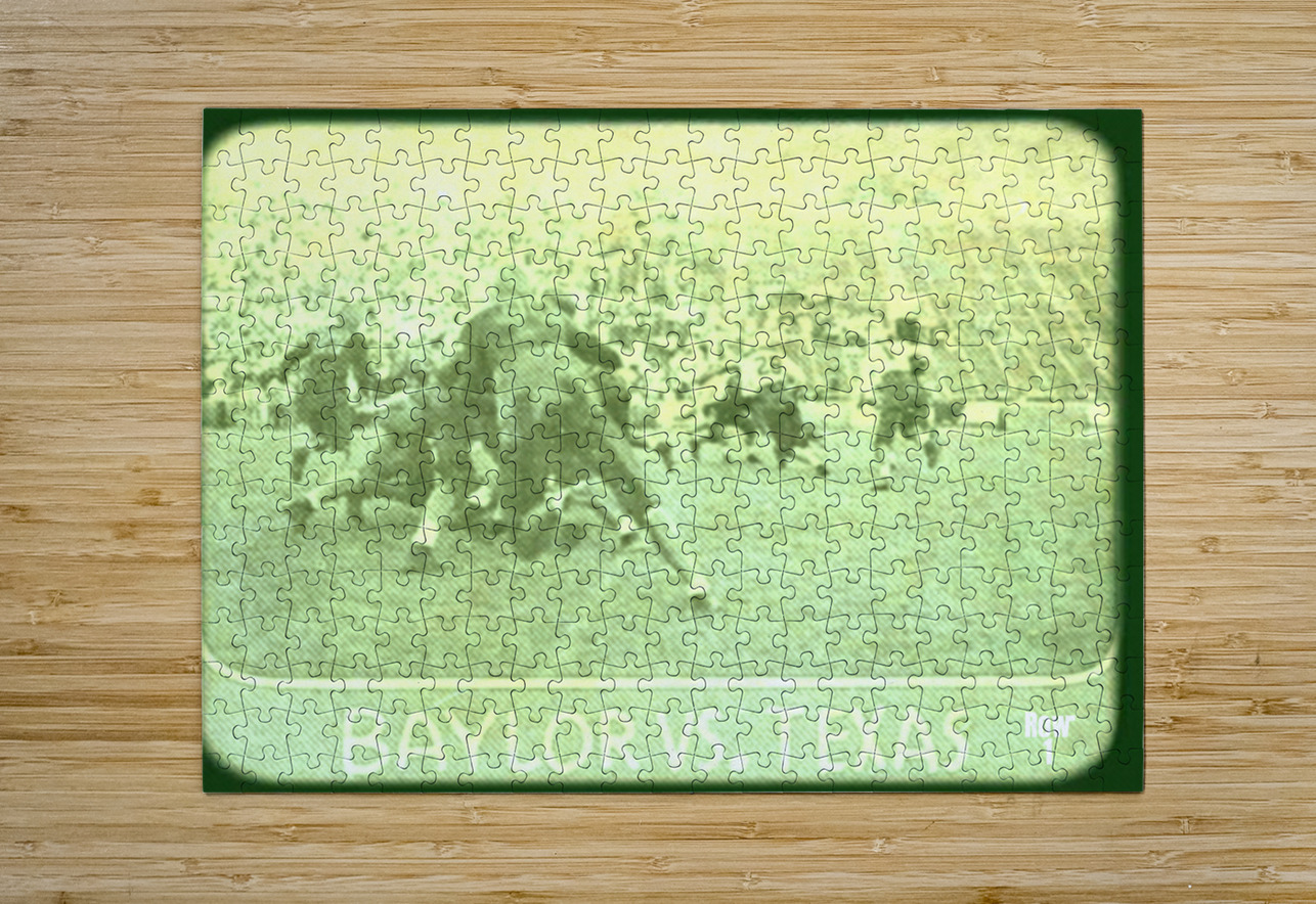 1936 Baylor Bears vs. Texas Longhorns Row One Brand Puzzle printing
