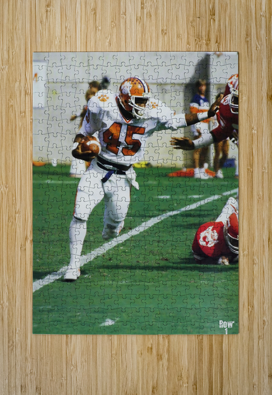 1984 Clemson Tigers Football Art Row One Brand Puzzle printing