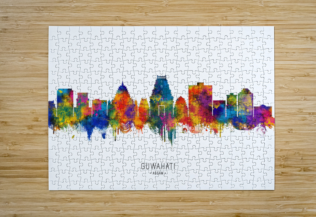 Guwahati Assam Skyline Towseef Dar Puzzle printing