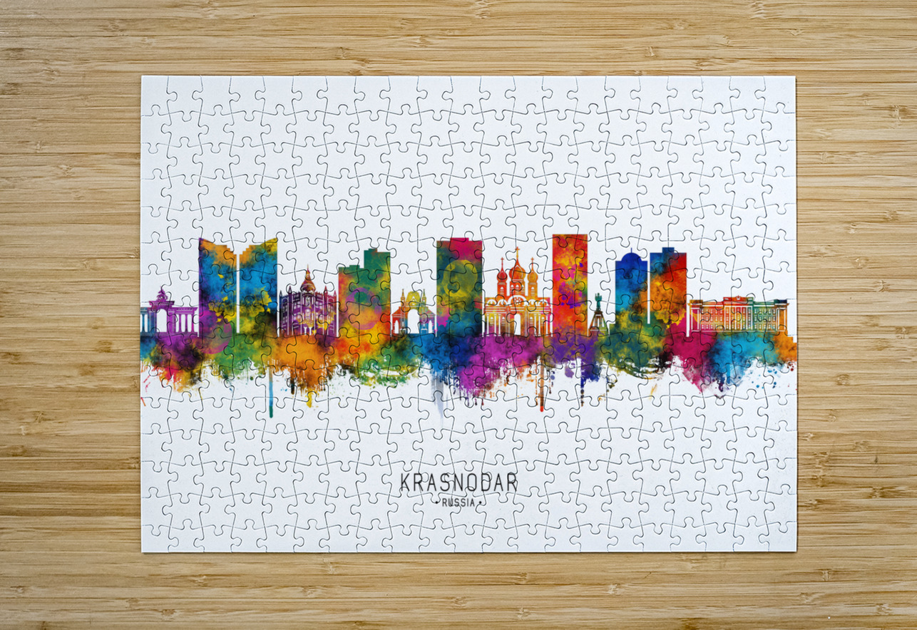 Krasnodar Russia Skyline Towseef Dar Puzzle printing