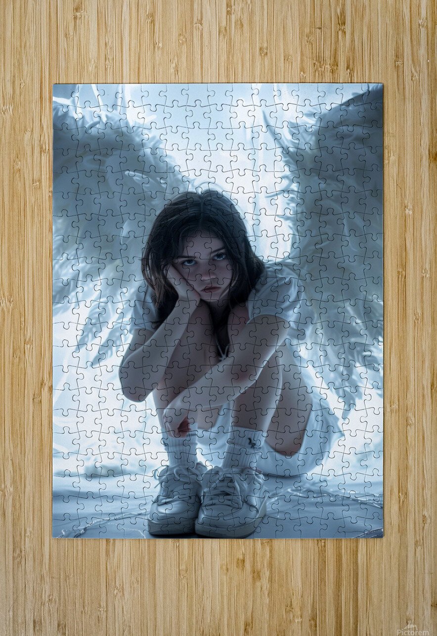 Contemplative Seraph Amigos Flipado Puzzle printing