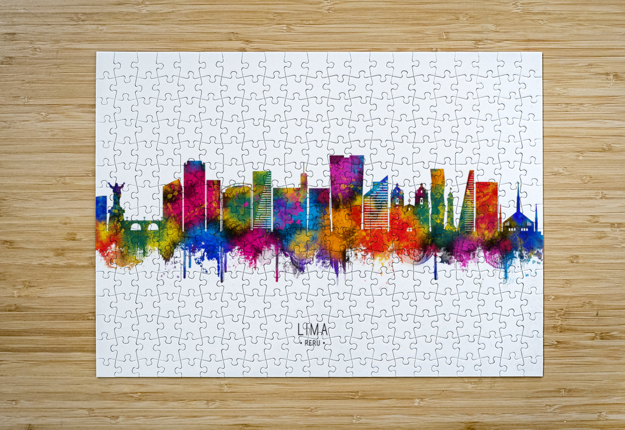 Lima Peru Skyline Towseef Dar Puzzle printing