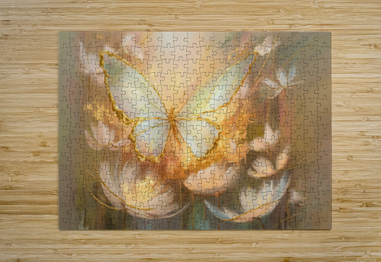 flower and butterfly 88 hesh4 Puzzle printing