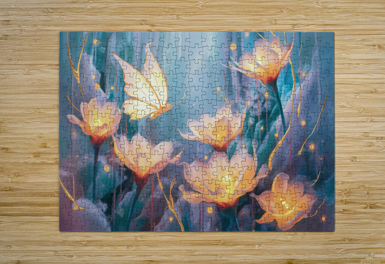 captures the essence of flowers  68 hesh4 Puzzle printing