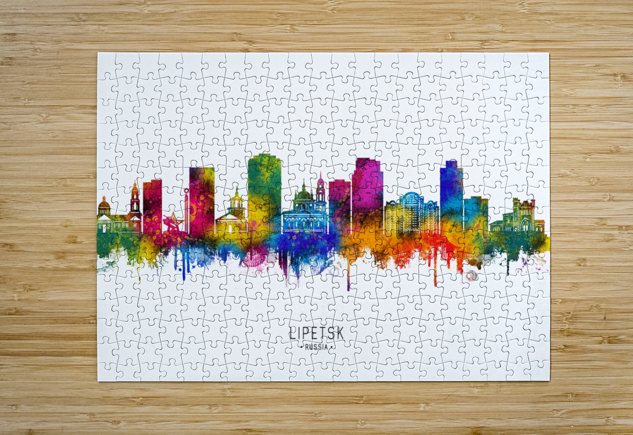 Lipetsk Russia Skyline Towseef Dar Puzzle printing
