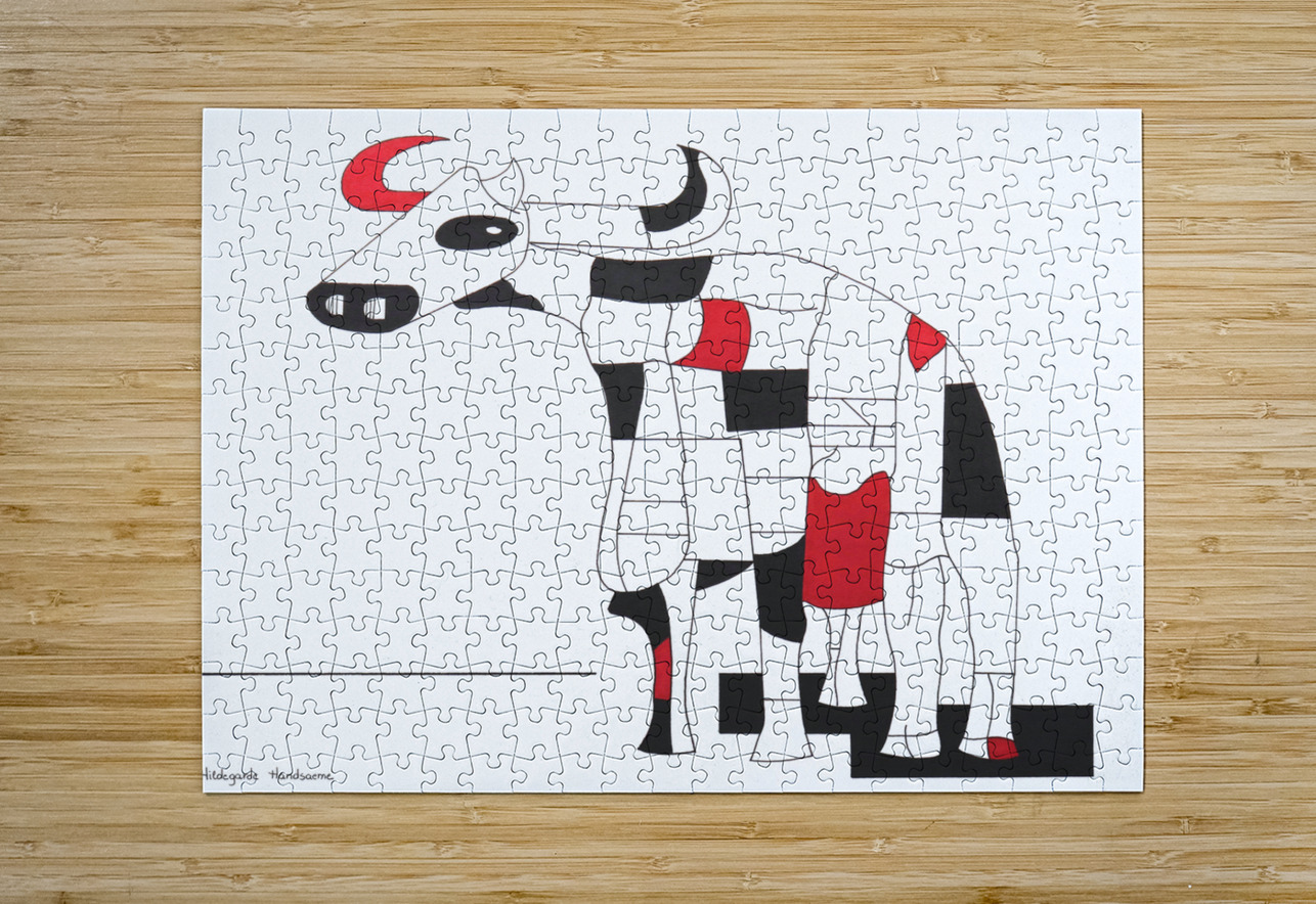 La Vache III Hildegarde Handsaeme Puzzle printing