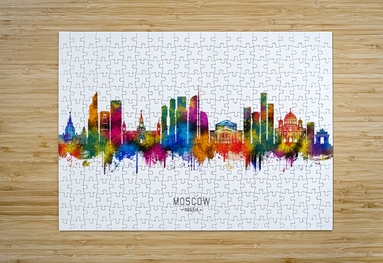 Moscow Russia Skyline Towseef Dar Puzzle printing