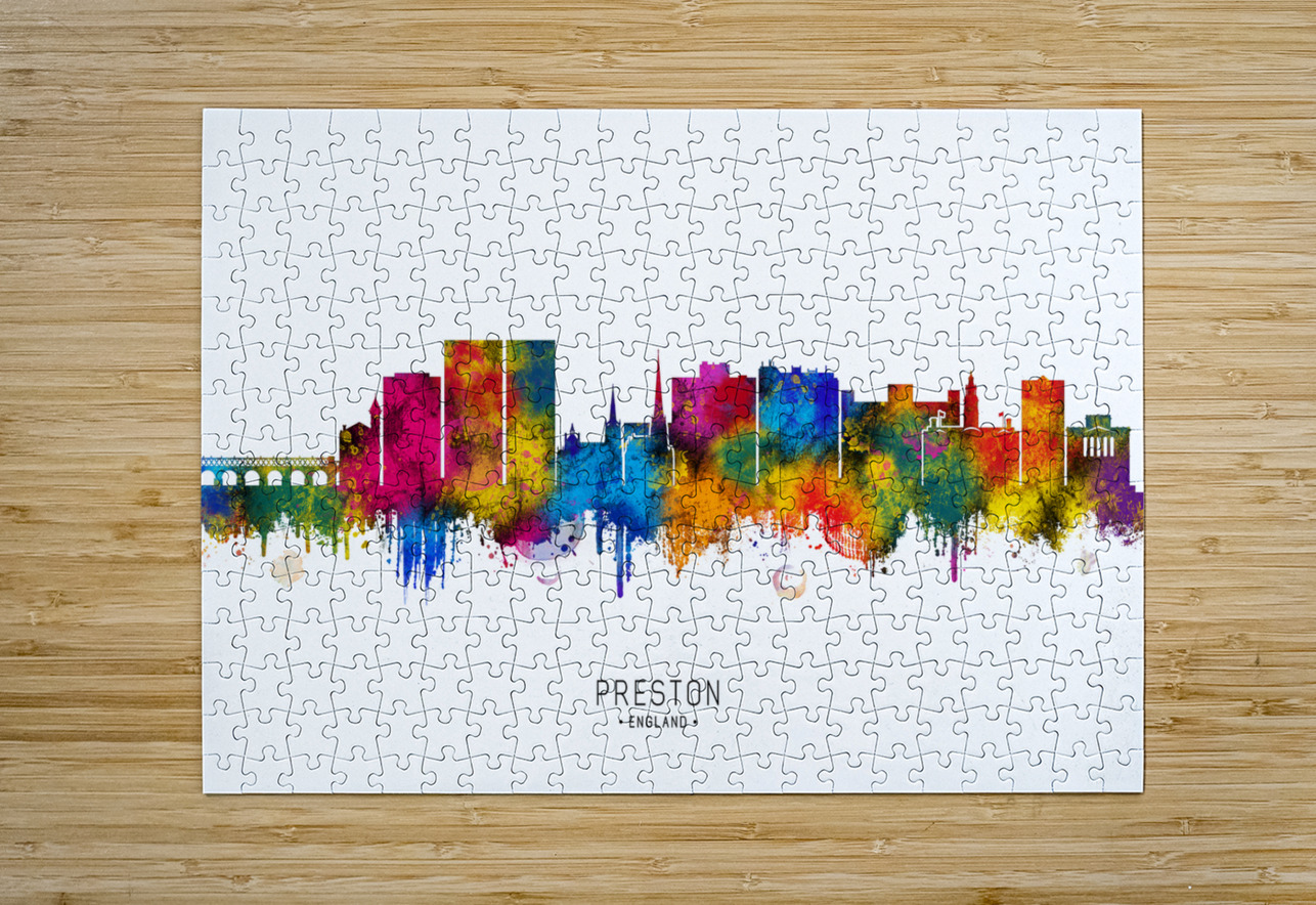Preston England Skyline Towseef Dar Puzzle printing