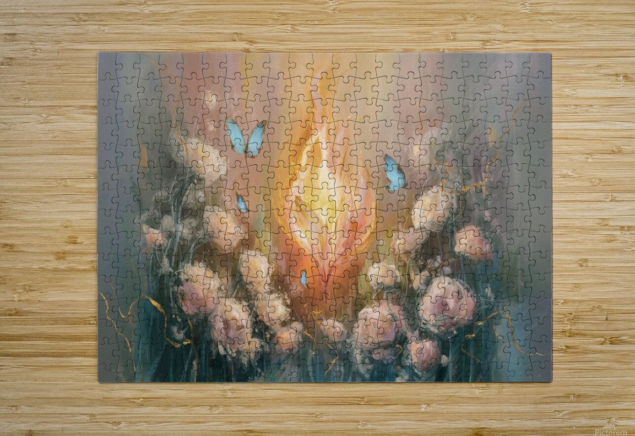 w flower 176 hesh4 Puzzle printing