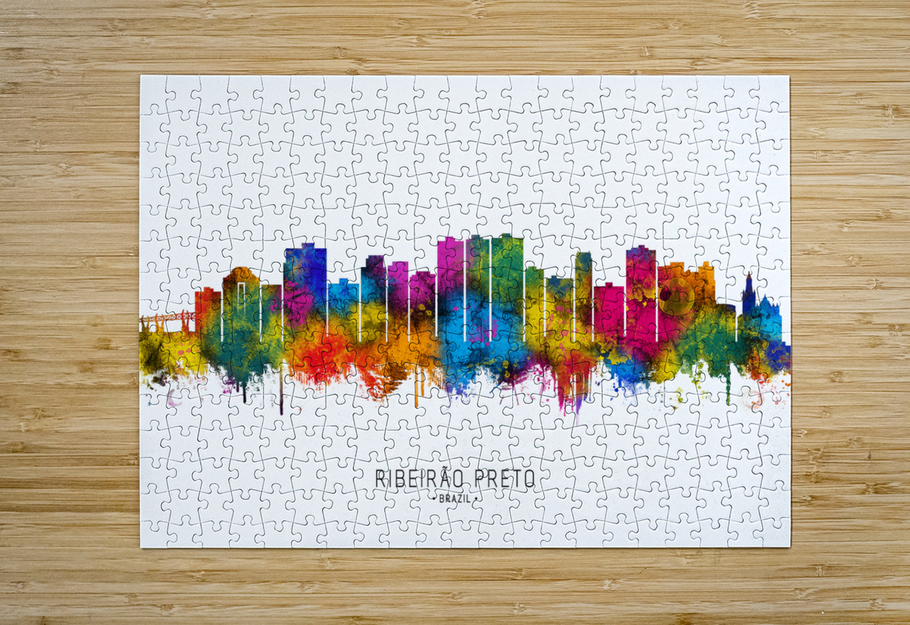 Ribeirao Preto Brazil Skyline Towseef Dar Puzzle printing