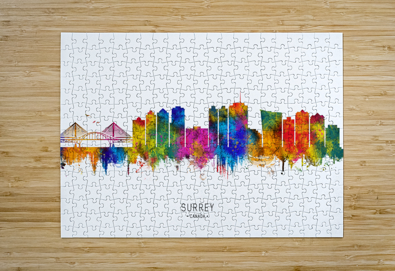 Surrey Canada Skyline Towseef Dar Puzzle printing