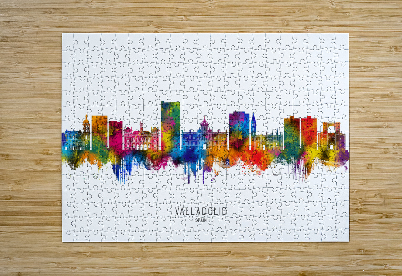 Valladolid Spain Skyline Towseef Dar Puzzle printing