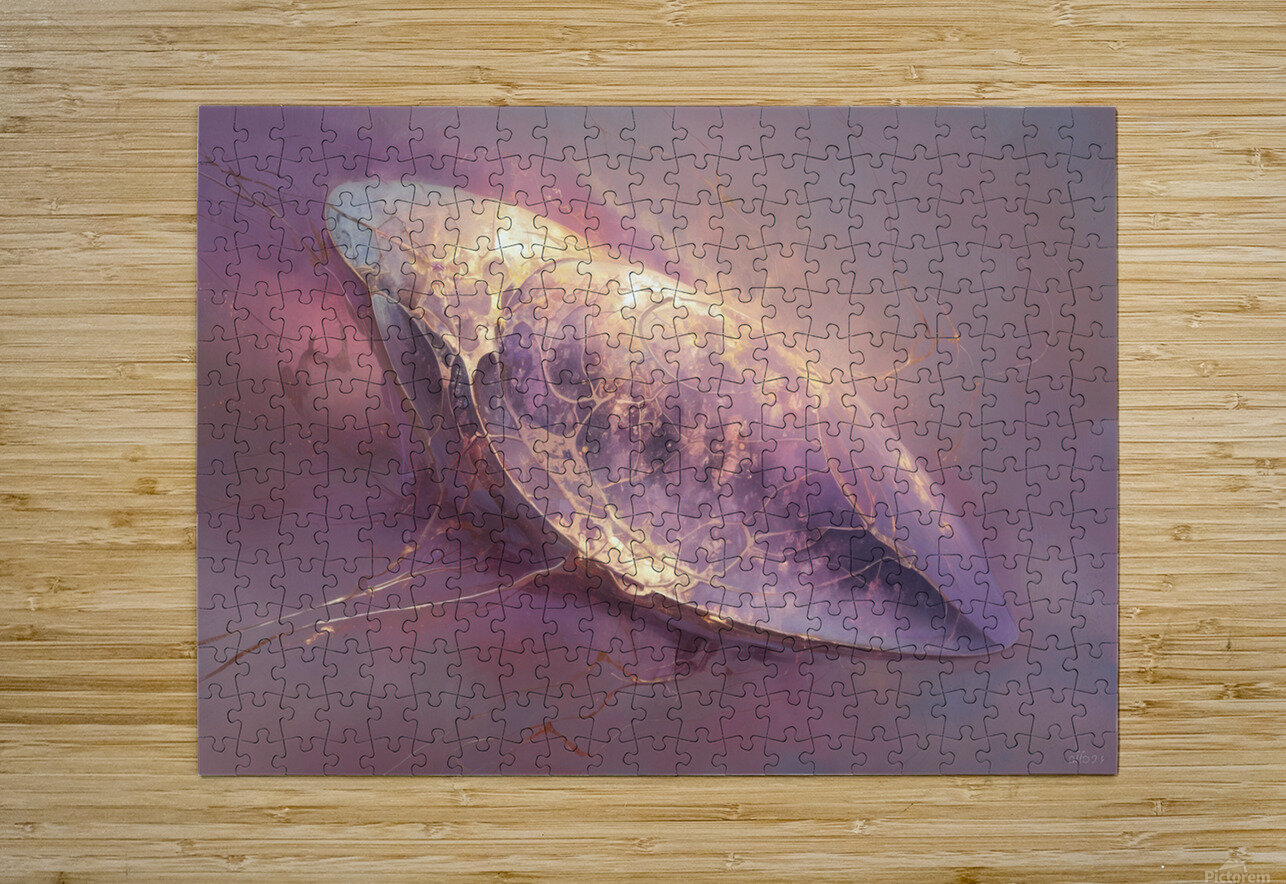 abstract oil painting that captures the essence of flowers  10 hesh4 Puzzle printing