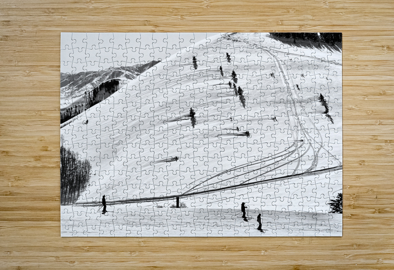 Skiers  Andrea Bear Photography Puzzle printing