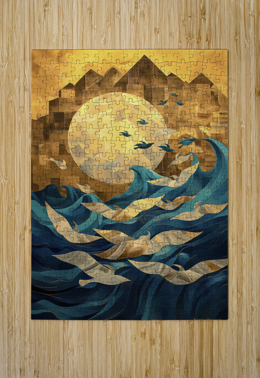 Migrations II Keith Walker Puzzle printing