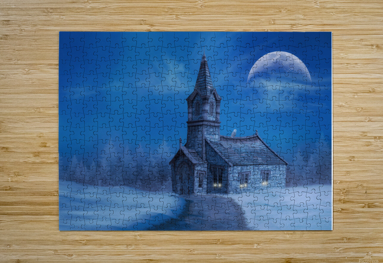 The Church Owl Susan Paradise Burke Puzzle printing